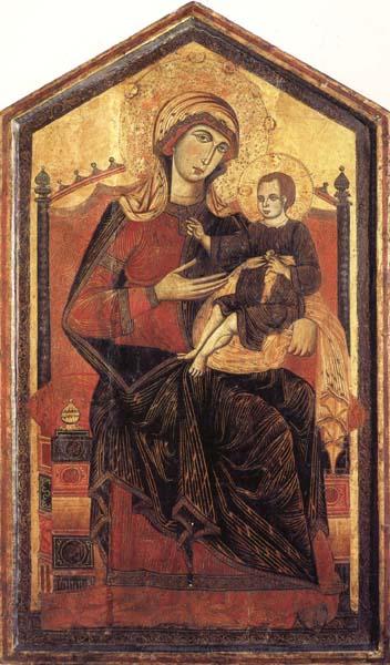 Guido da Siena Madonna and Child Enthroned